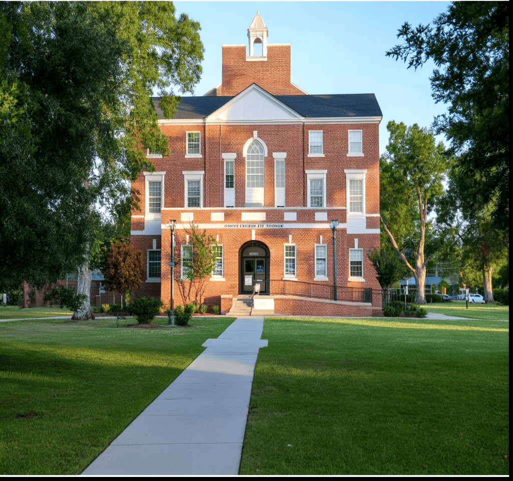 Picture of the courthouse in Pender County, North Carolina
